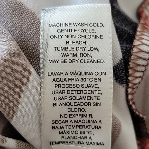 Chico's Weekends Tropical Treat Short Sleeve Polo Size XL - Picture 7 of 7